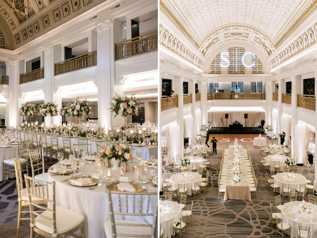 Wedding reception at the Renaissance Hotel in Cincinnati